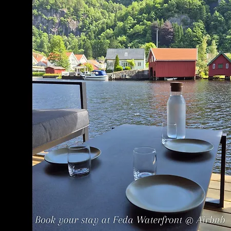 Feda Waterfront Is A Family Friendly By The River And Fjord